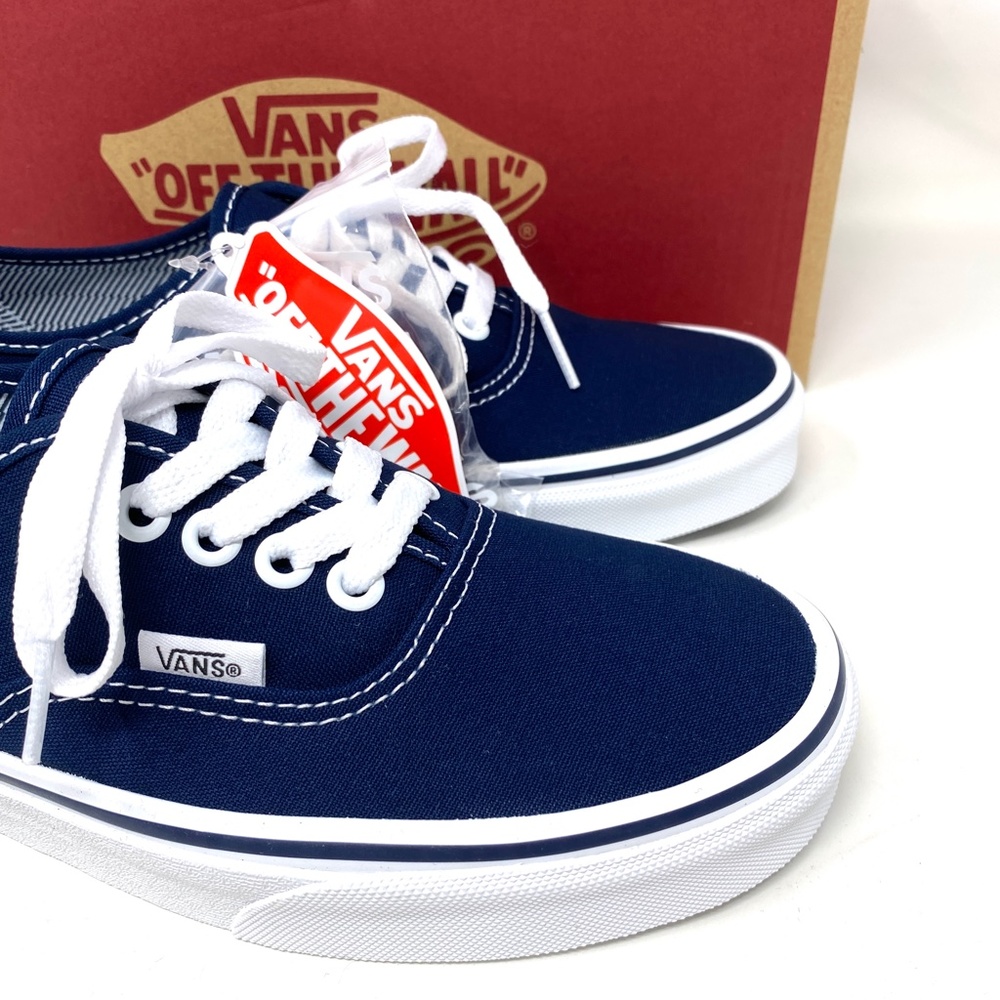 VANS Authentic Canvas Blue White Low Top Women's Sneakers Size Skate VN000EE332D - Picture 9 of 11